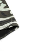 Black Contrast Splice Racerback Tankini Printed 2Pcs Set